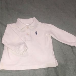 Infant Polo long sleeve Ralph Lauren shirt 6M